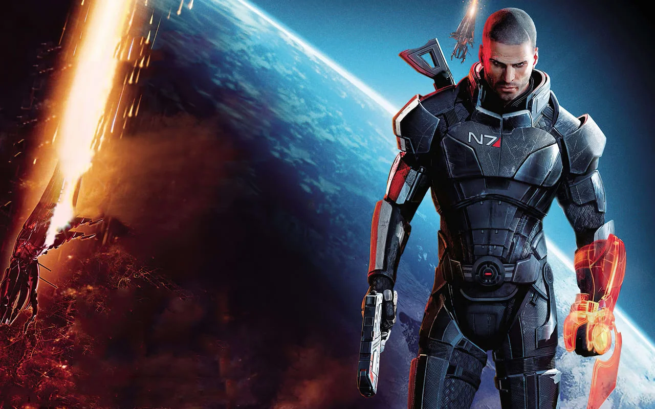 Обложка: постер игры Mass Effect 3