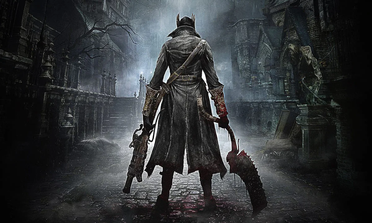 Обложка: постер игры Bloodborne