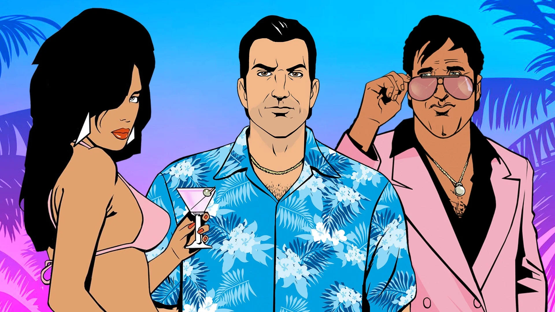 Обложка: арт из Grand Theft Auto: Vice City