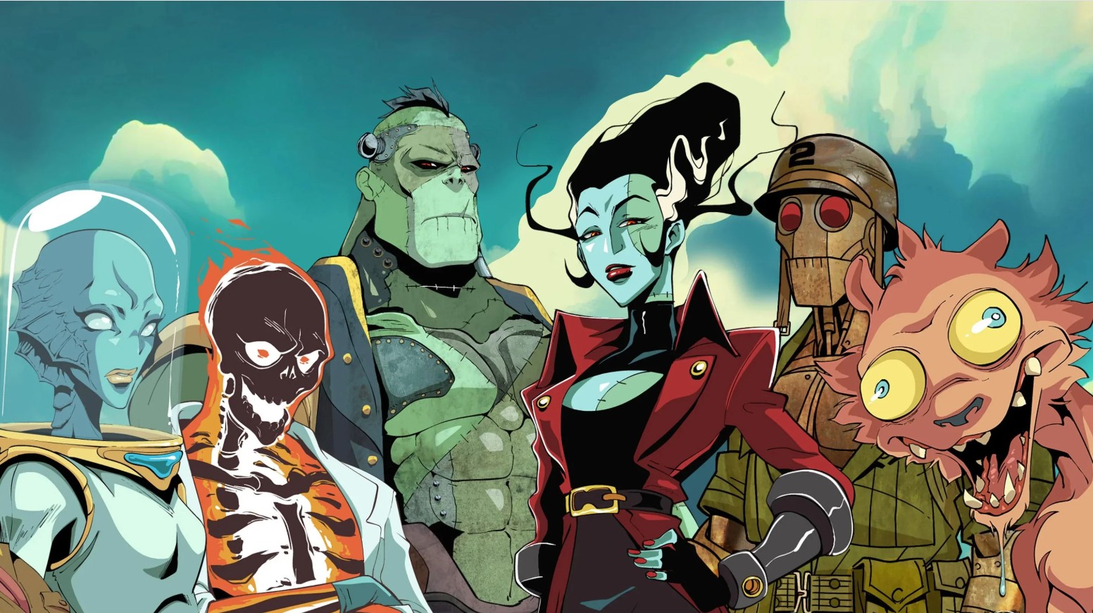 Обложка: "Монстры-коммандос"