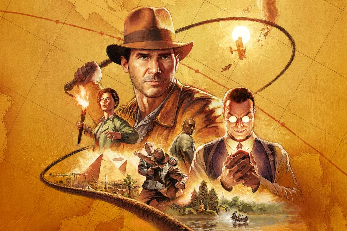 Обложка: постер игры Indiana Jones and the Great Circle