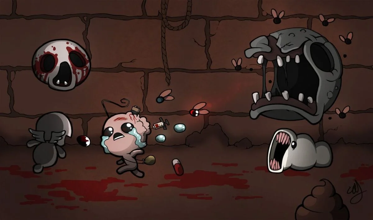 Обложка: скриншот игры The Binding of Isaac