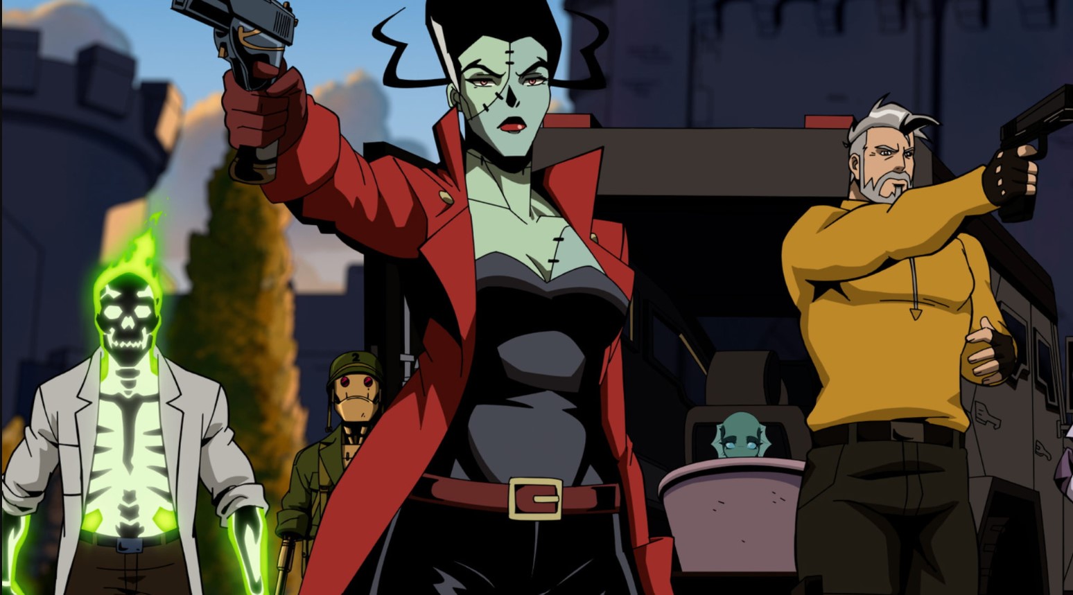 Обложка: "Монстры-коммандос"