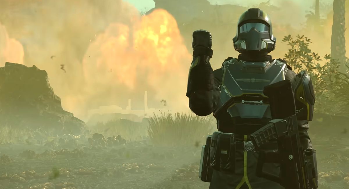 Обложка: скриншот Helldivers 2