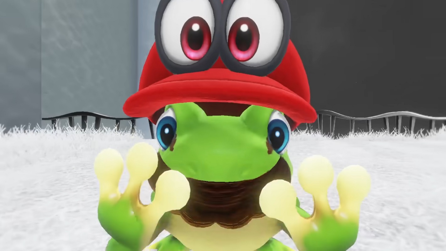 Обложка: скриншот игры Super Mario Odyssey