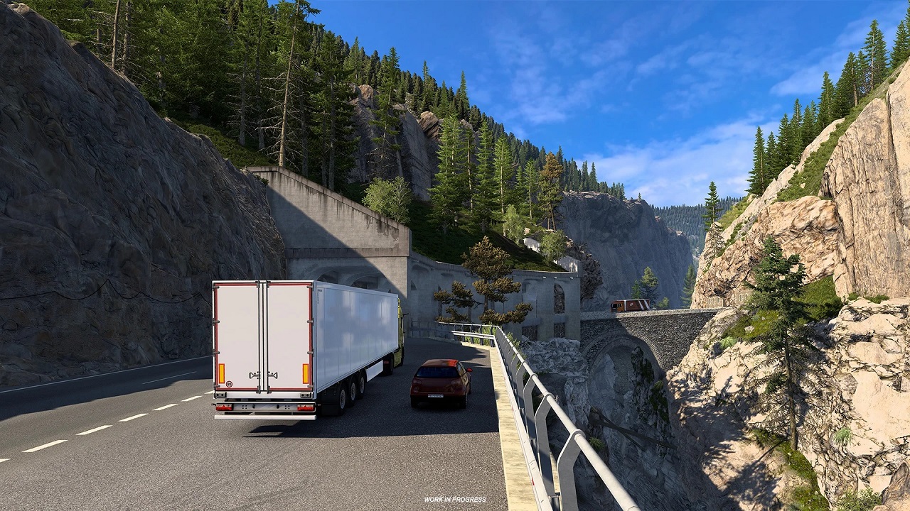 Обновлённую версию Швейцарии из Euro Truck Simulator 2 показали в видео