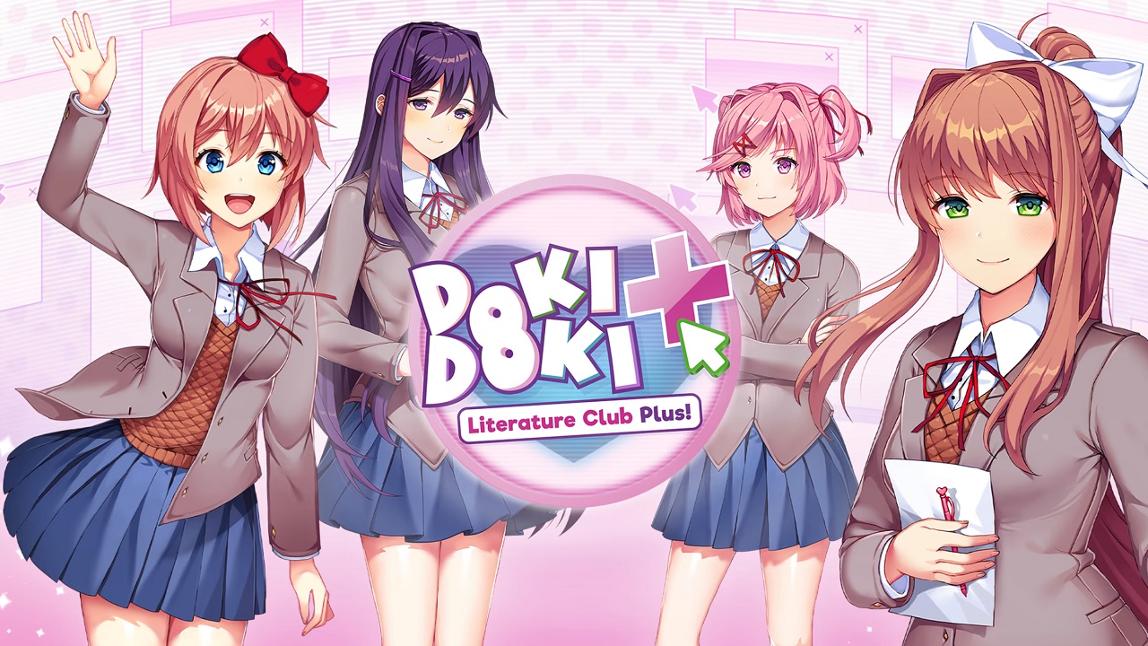 Обложка: арт из Doki Doki Literature Club Plus!