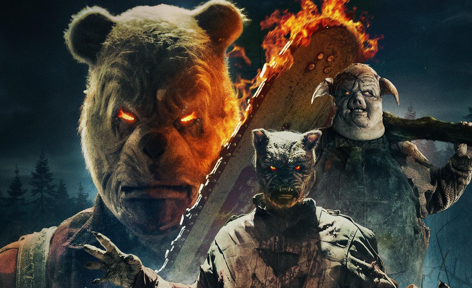 Обложка: постер фильма «Винни-Пух: Кровь и мёд 2» (2024)