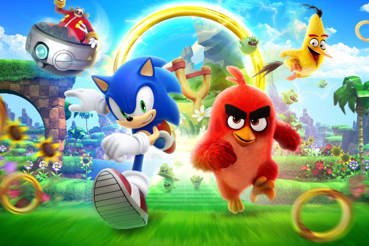 Sega начала делать кроссоверы в играх франшиз Sonic и Angry Birds