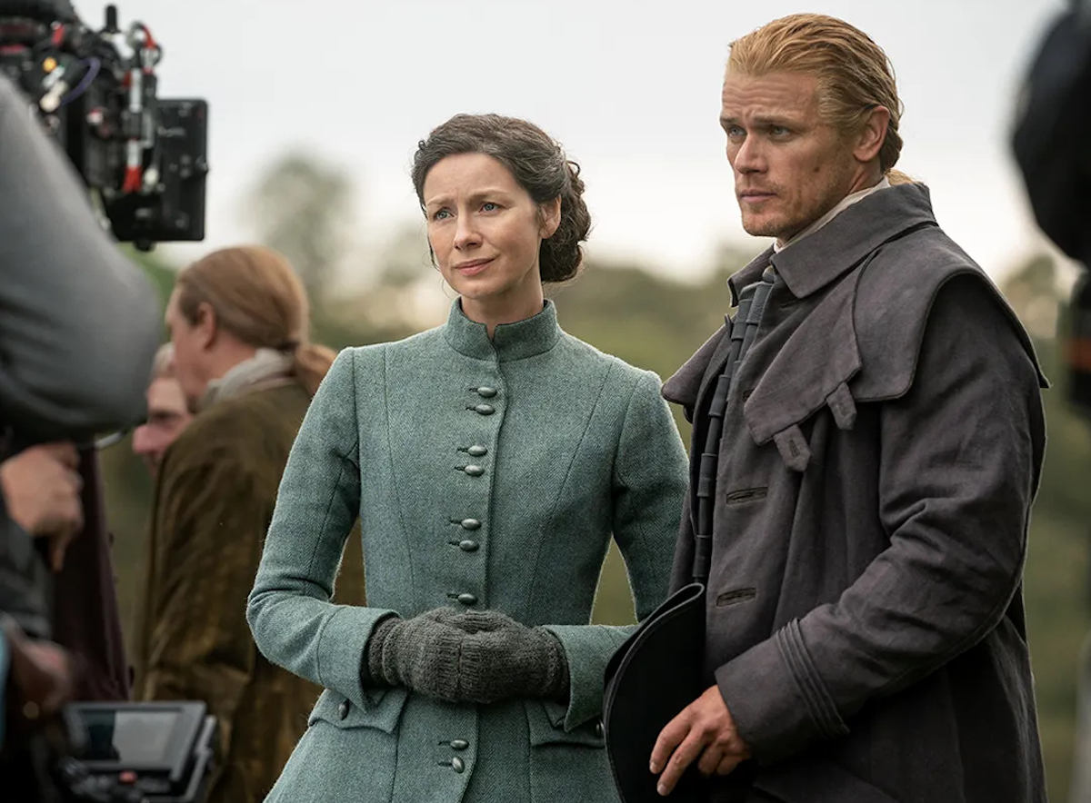 Обложка: кадр сериала «Чужестранка» (2014—…)