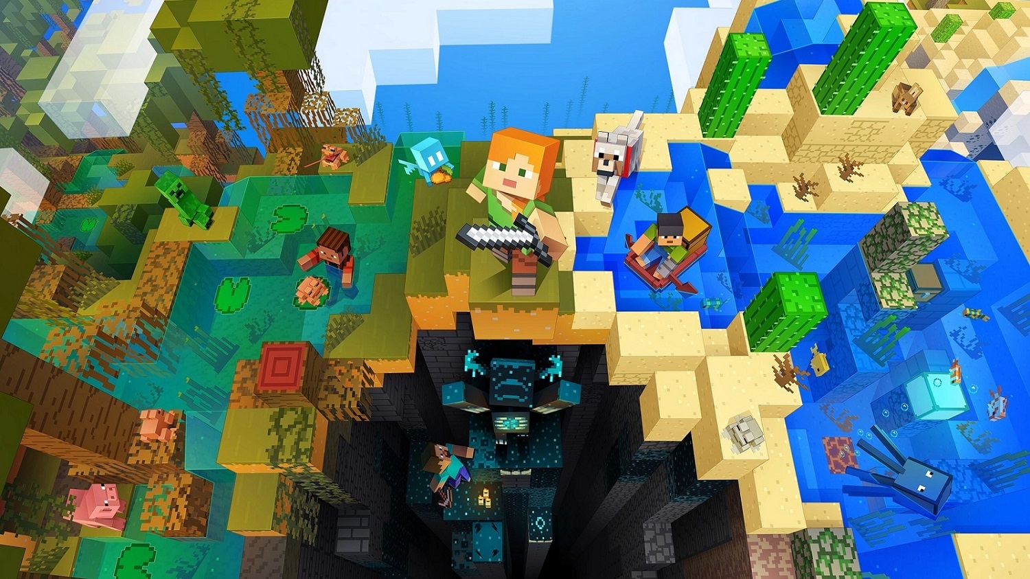 Обложка: арт из Minecraft