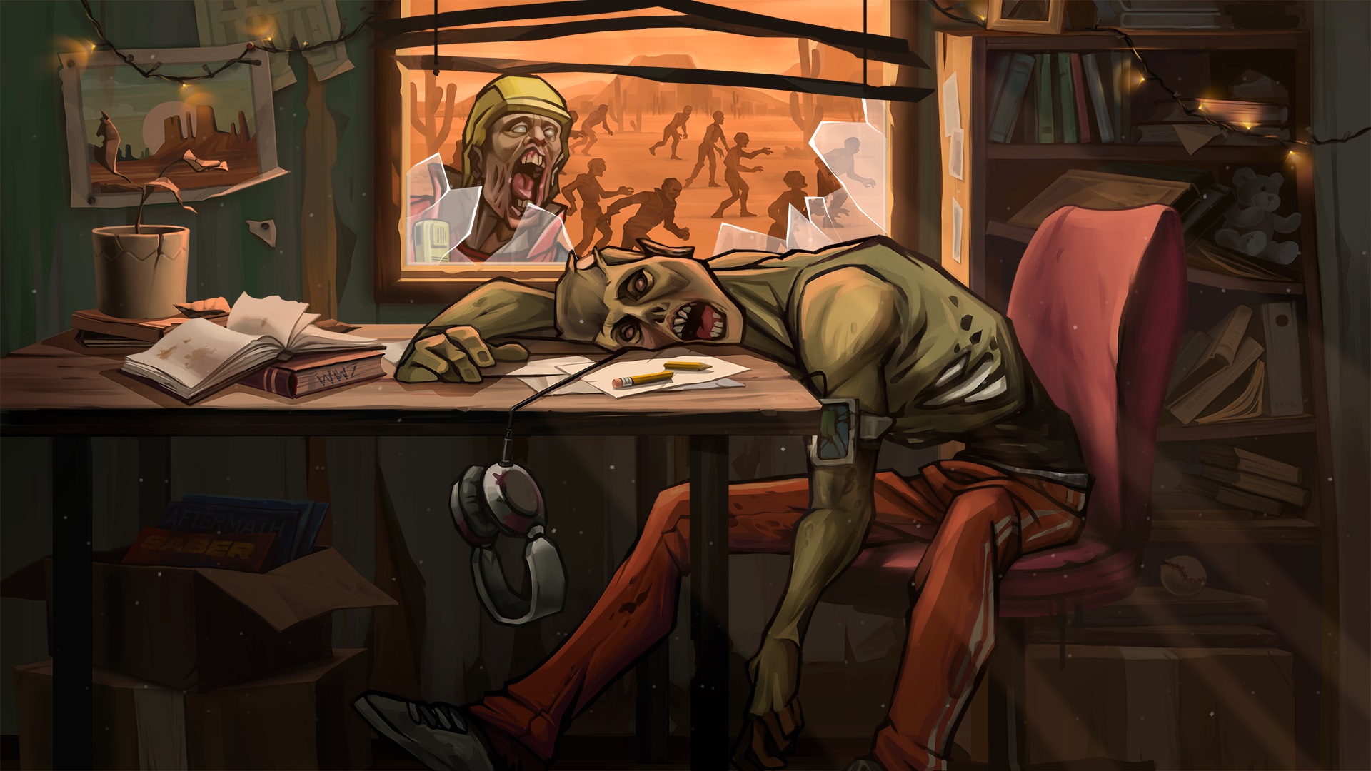 Обложка: арт из World War Z