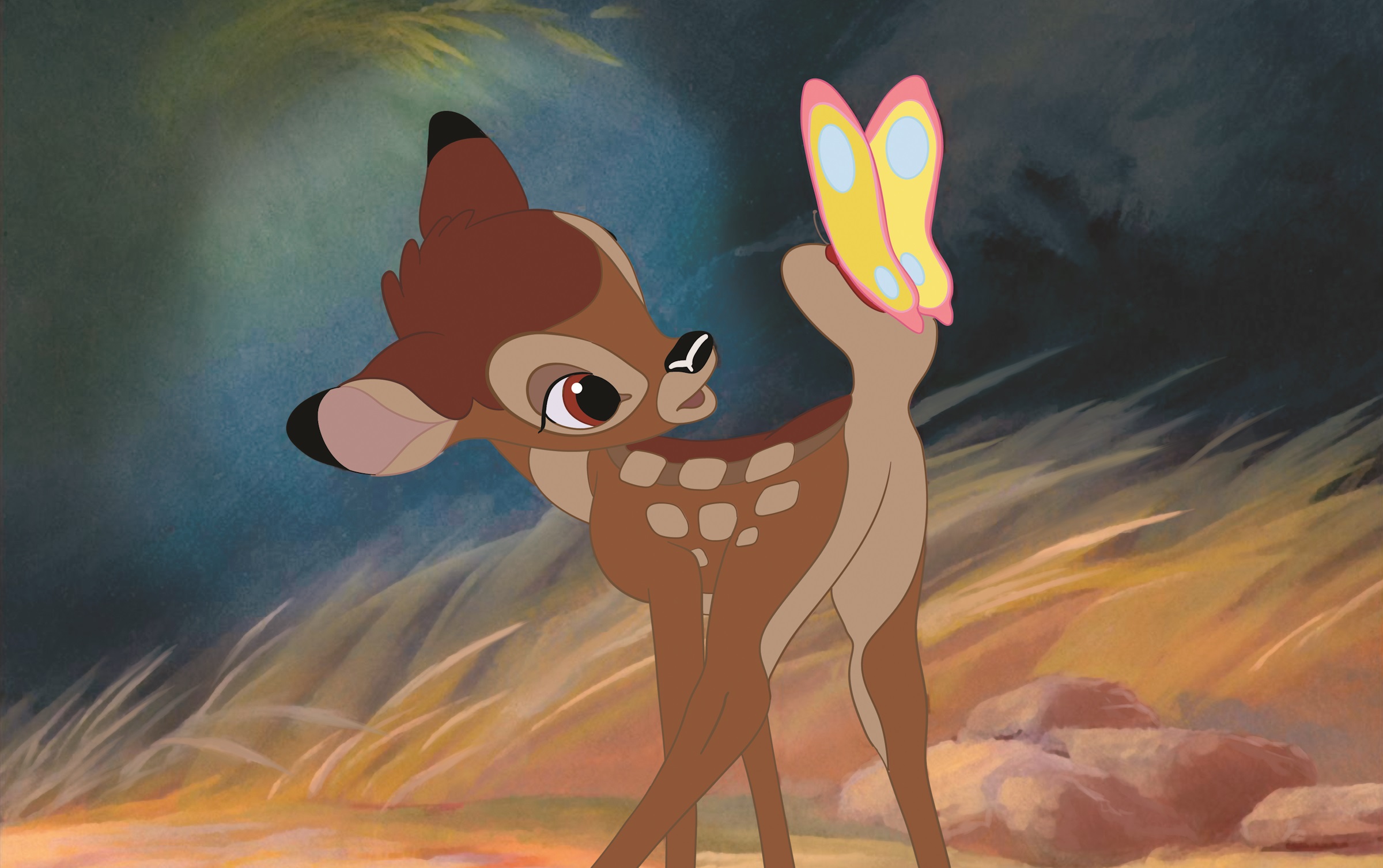 Обложка: кадр мультфильма «Бэмби» (1942)