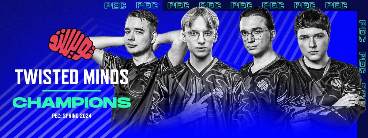 Обложка: Twisted Minds – чемпионы PUBG EMEA Championship: Spring 2024