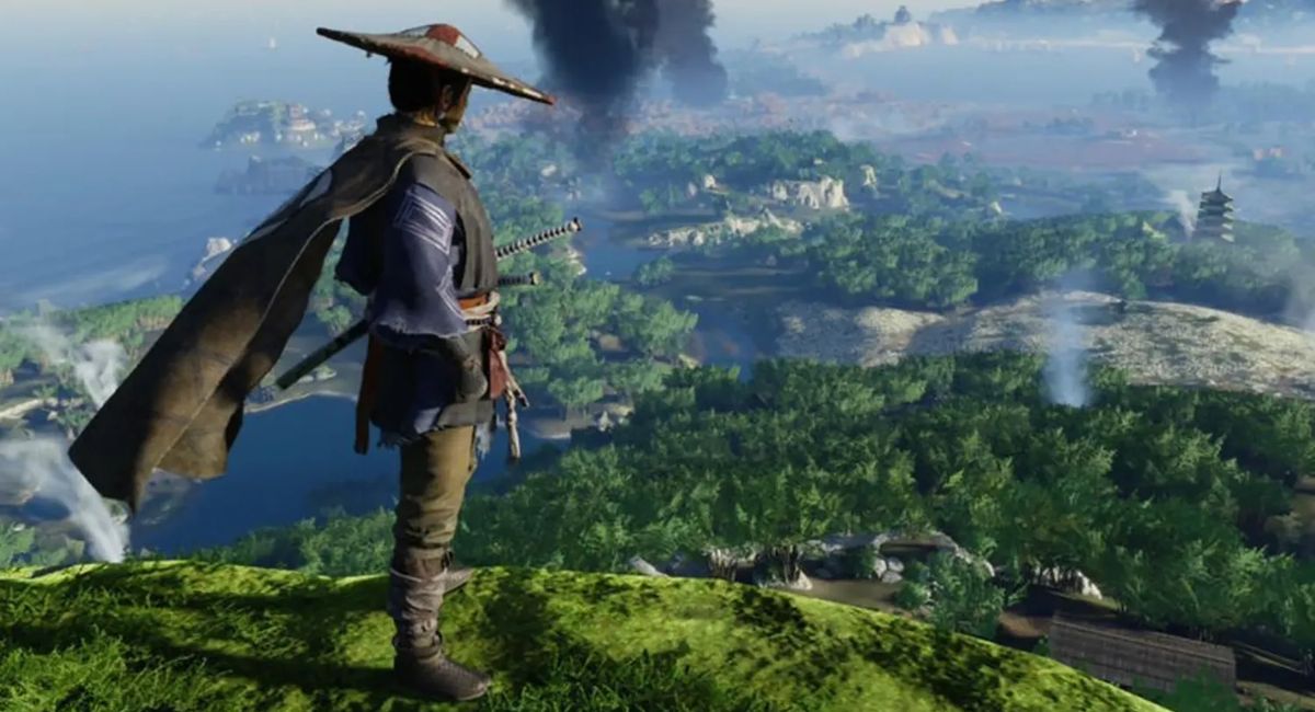 Обложка: скриншот Ghost of Tsushima