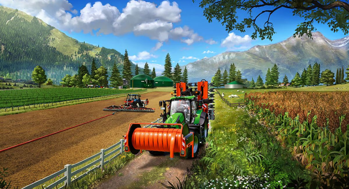 Обложка: скриншот Farming Simulator 22