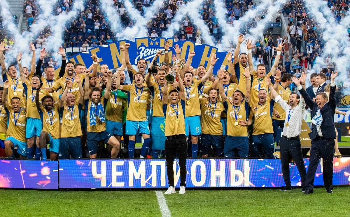 Обложка: «Зенит» – чемпион России 2024