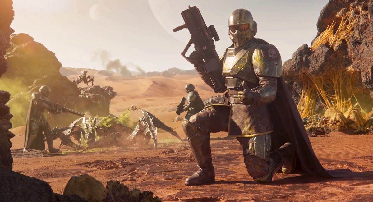 Обложка: скриншот Helldivers 2