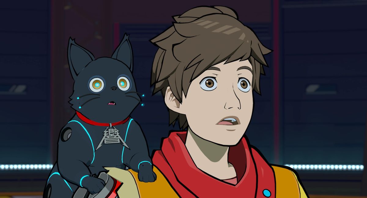 Обложка: скриншот Hi-Fi Rush