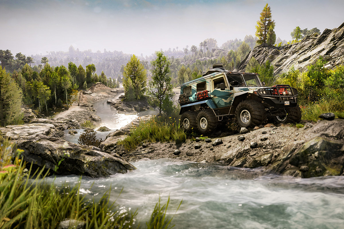 В бета-версию Expeditions A MudRunner Game добавили кооперативный режим