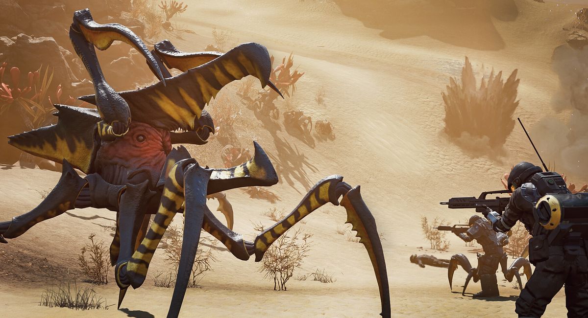 Обложка: скриншот Starship Troopers Extermination