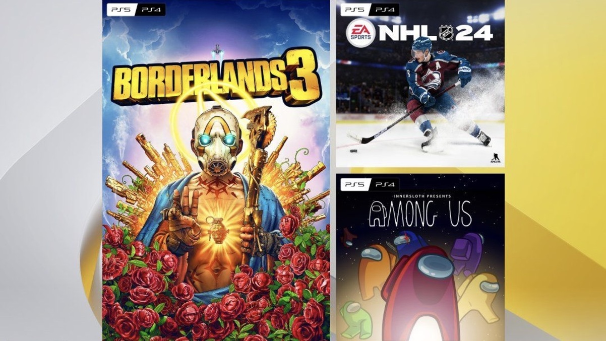 Borderlands 3 и NHL 24 пополнят каталог подписки PS Plus Essential в июле