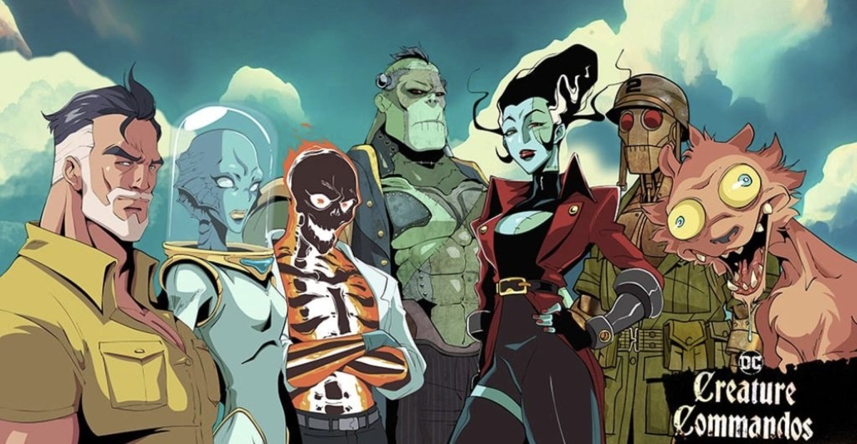 Обложка: постер мультсериала «Монстры-коммандос»