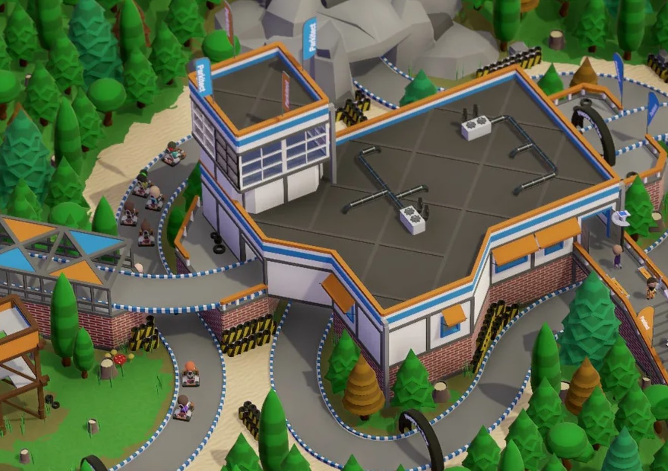 Расслабляющий симулятор менеджмента Parkitect выходит на Xbox и PlayStation