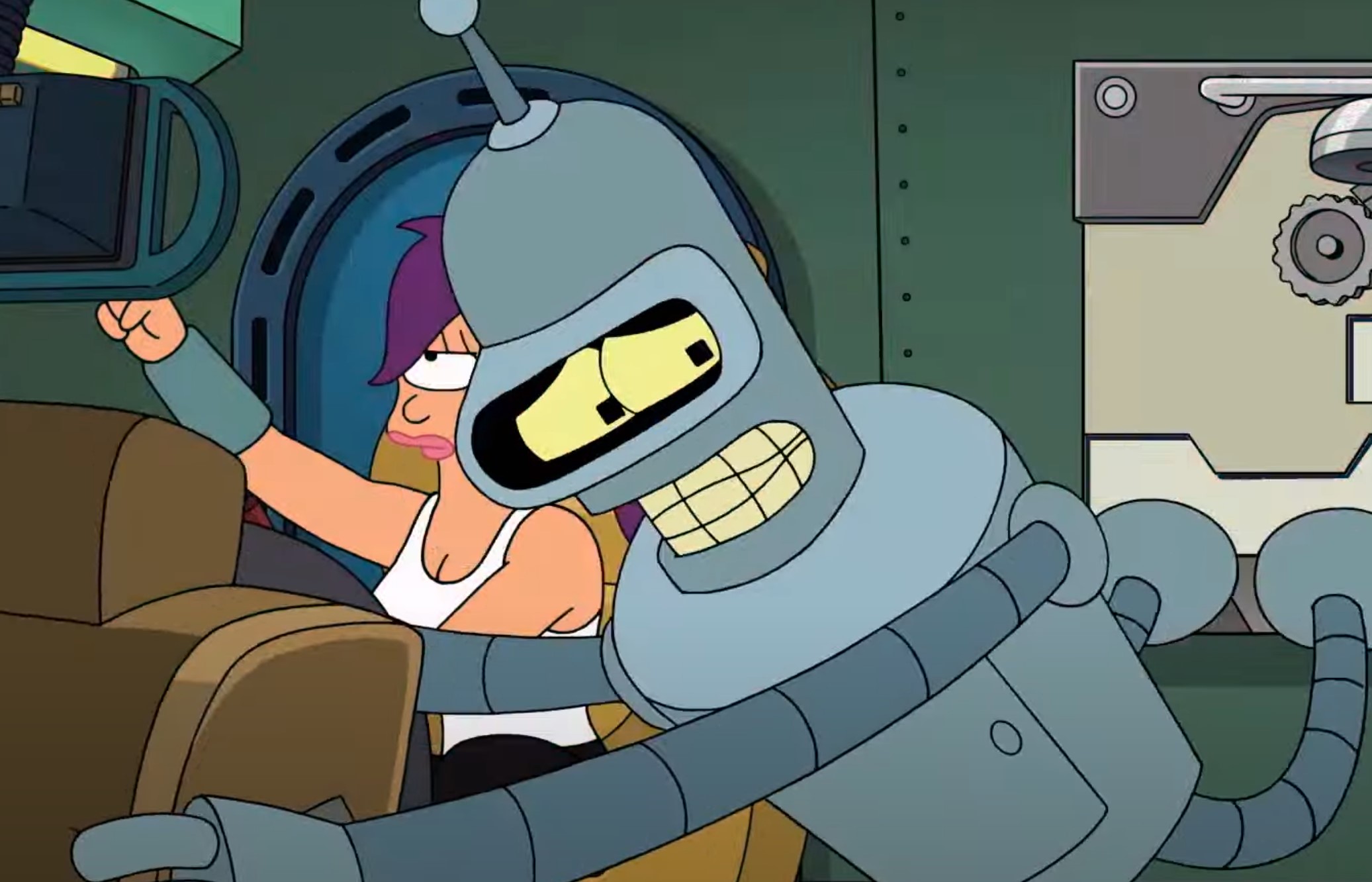 Обложка: кадр из трейлера «Футурама»