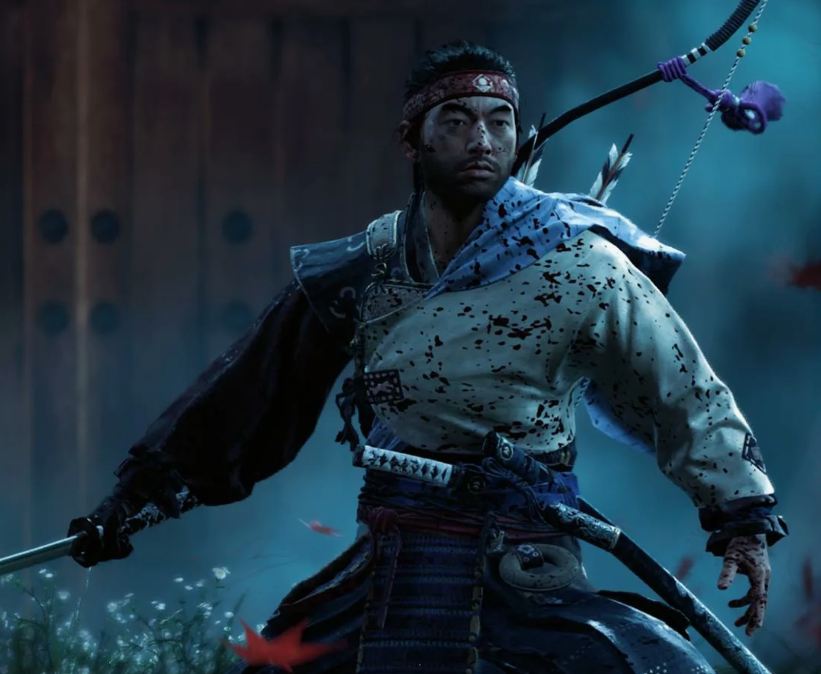 Обложка: скриншот Ghost of Tsushima