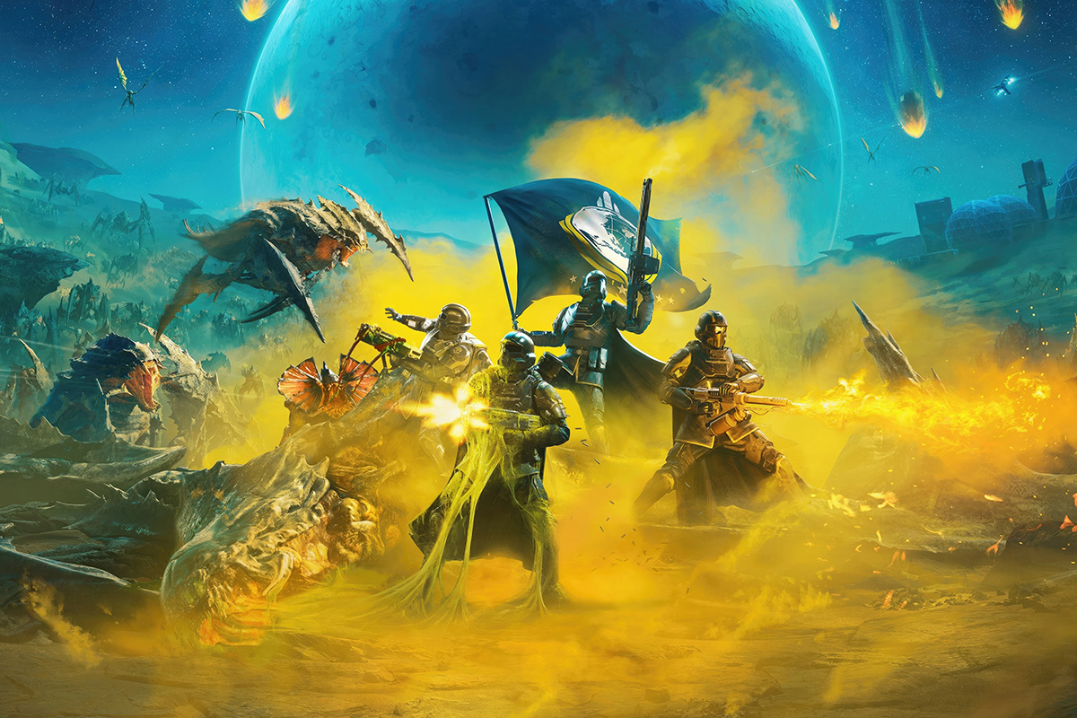 Обложка: Helldivers 2