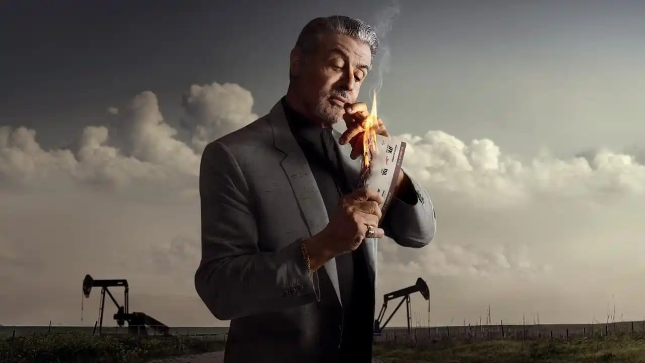 Обложка: постер сериала «Король Талсы»