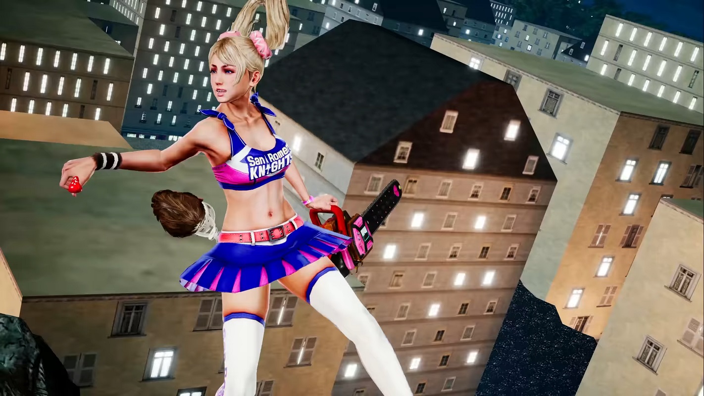 Обложка: скриншот игры  Lollipop Chainsaw RePOP