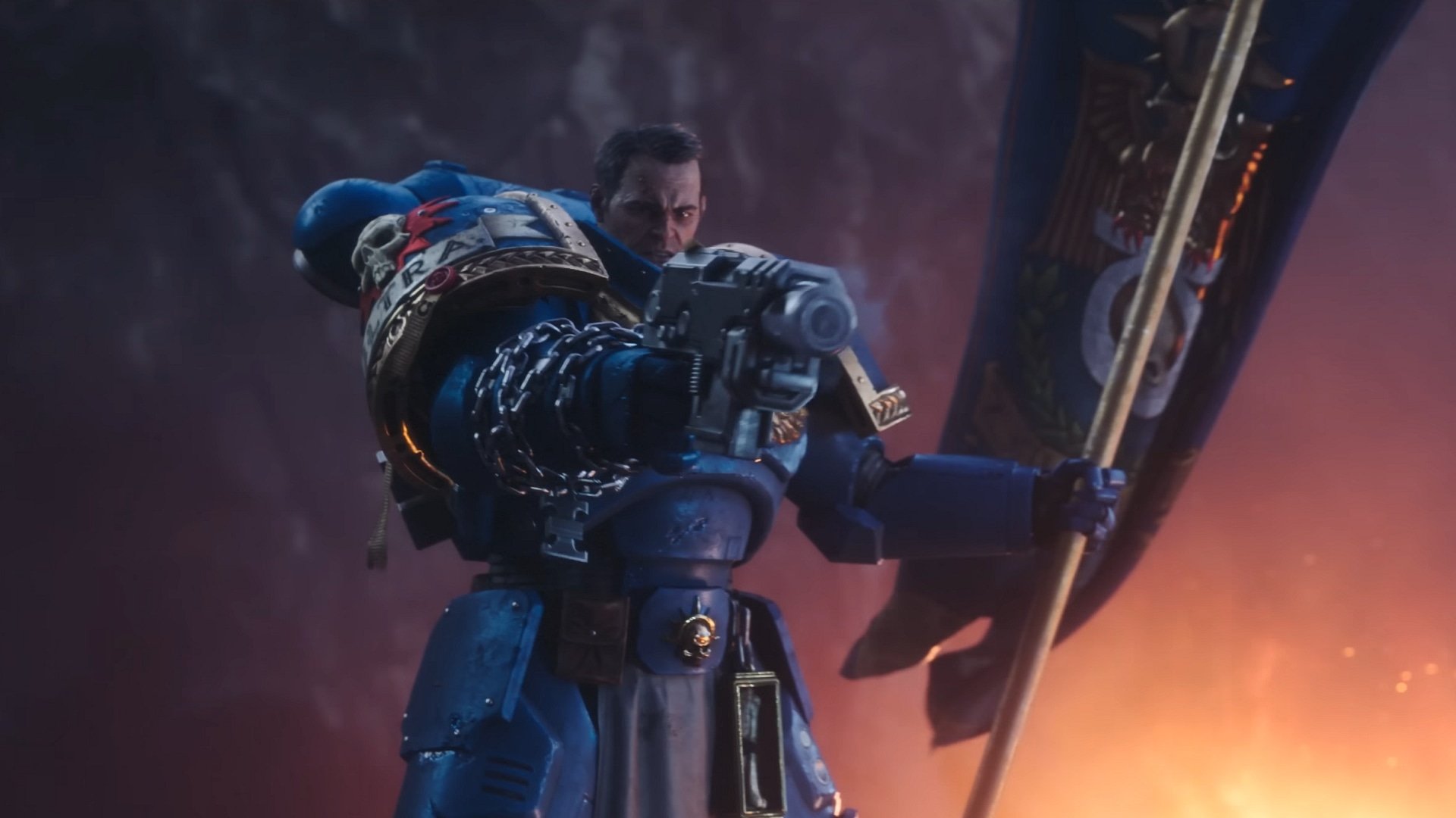 Обложка: скриншот из Warhammer 40K: Space Marine 2