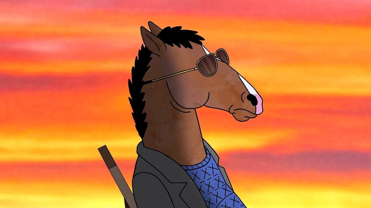 Обложка: кадр из мультсериала «Конь БоДжек»
