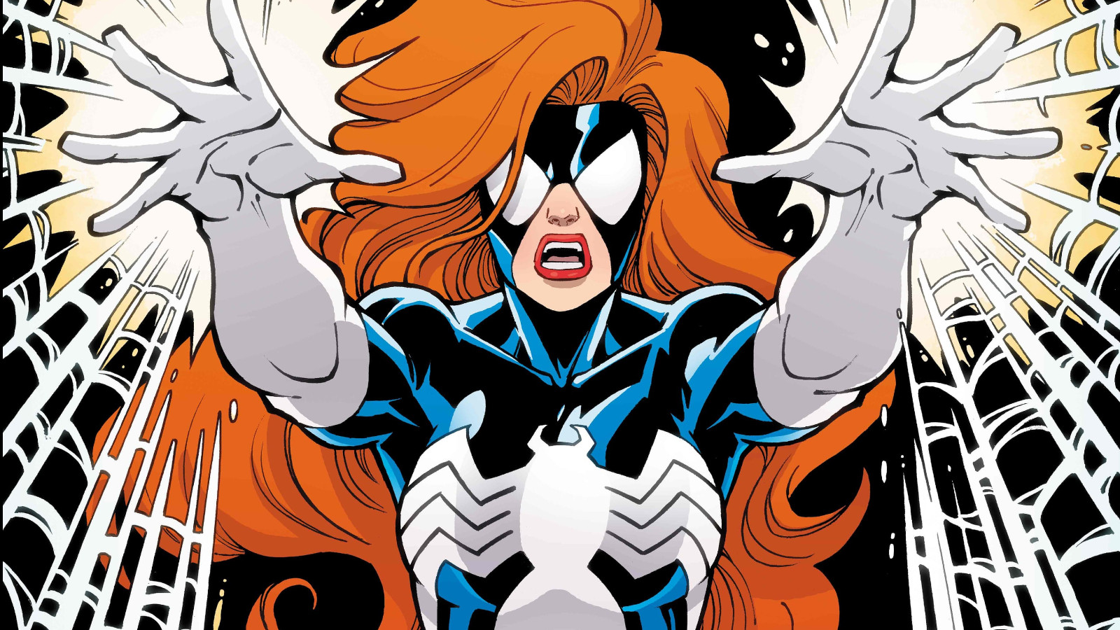 Модель примерила на себя облик Женщины-паука из комиксов Marvel