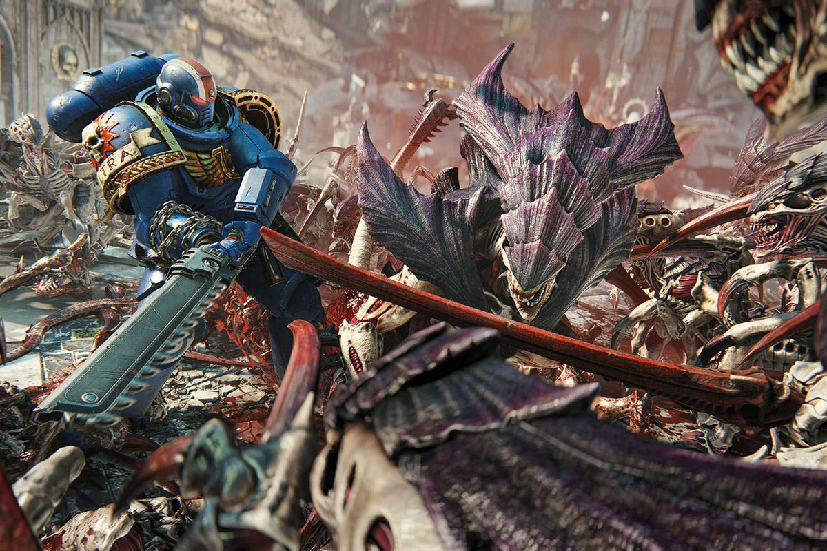 Обложка: Warhammer 40000 - Space Marine 2