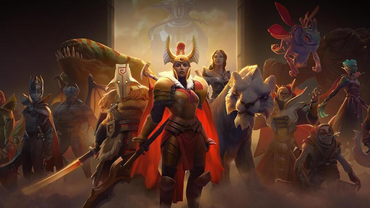 Обложка: постер игры Dota 2