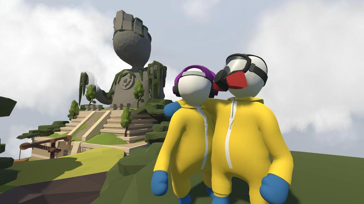 Обложка: скриншот игры Human: Fall Flat﻿