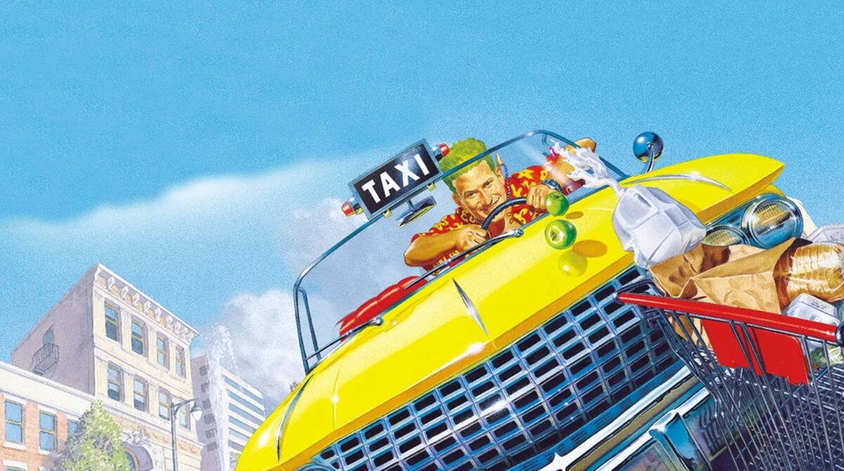 Обложка: постер игры Crazy Taxi