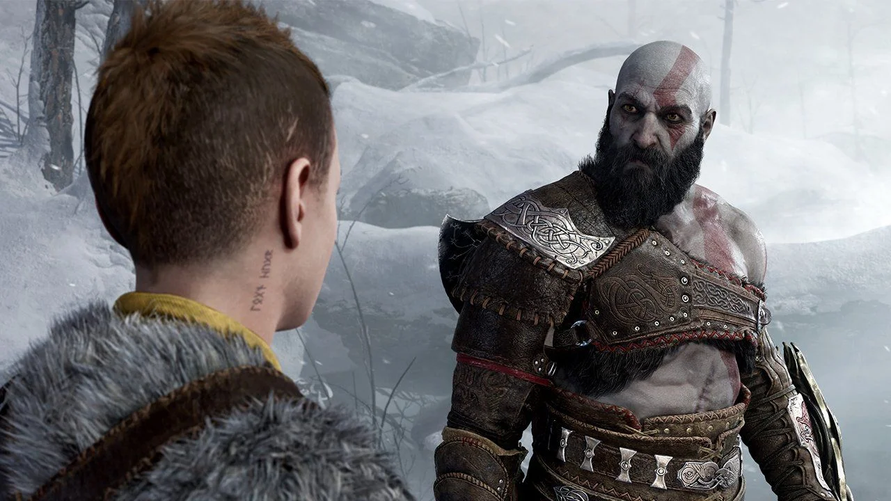 Обложка: скриншот игры  God of War: Ragnarok