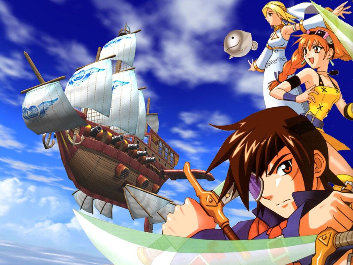 Обложка: постер игры Skies of Arcadia