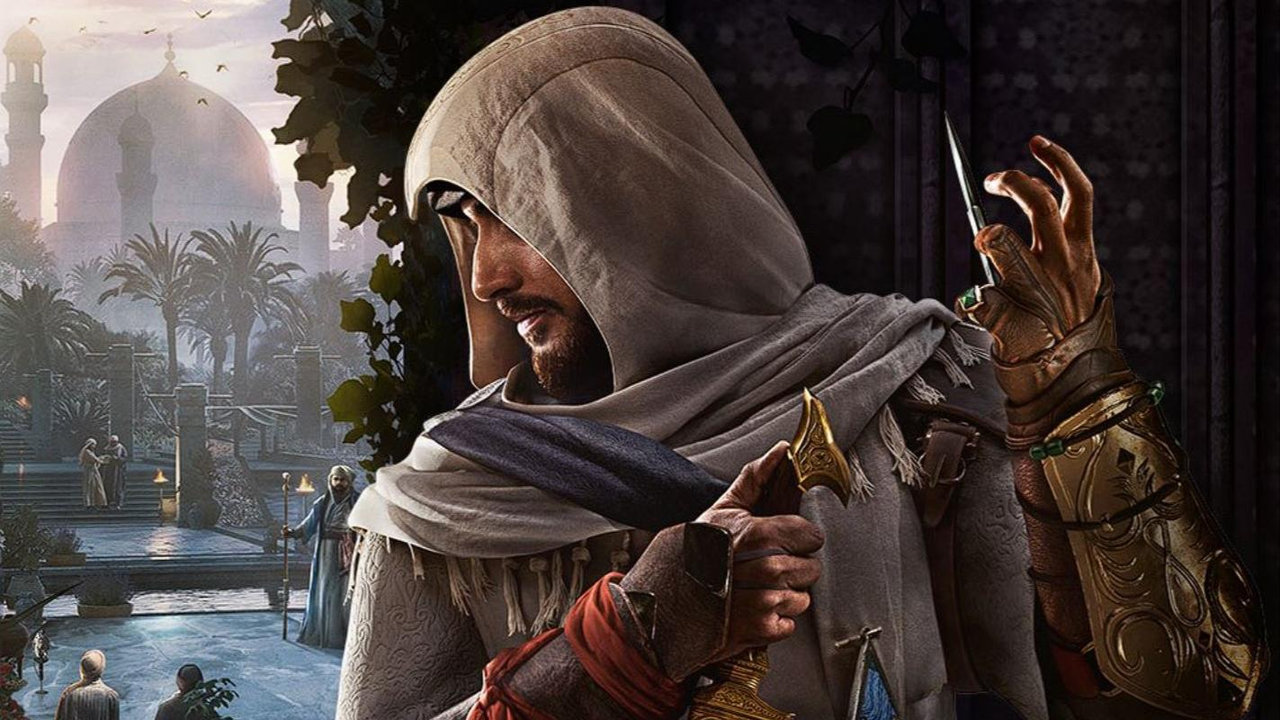Обложка: постер игры Assassinʼs Creed Mirage