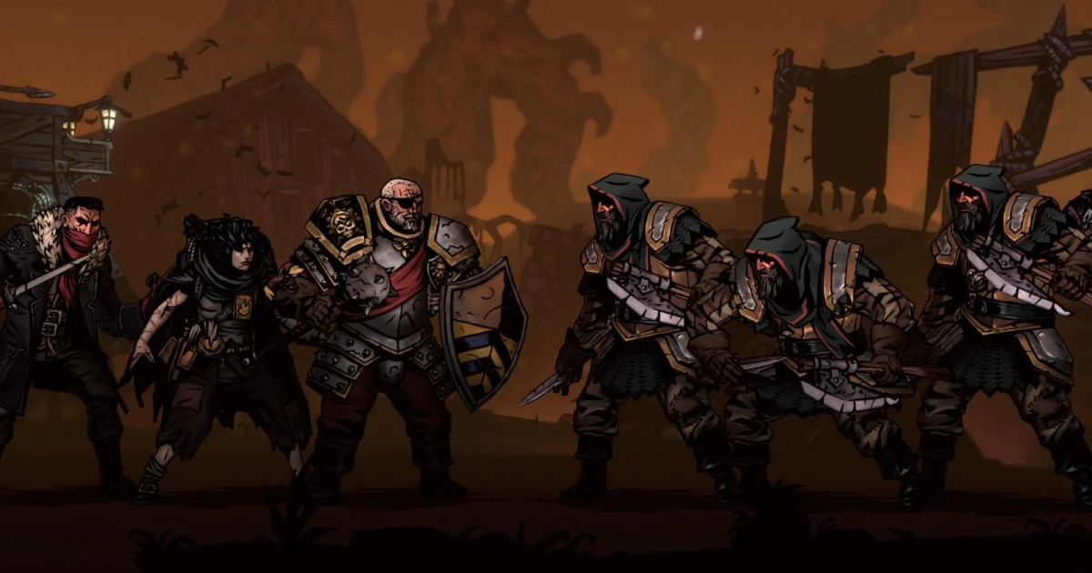 Обложка: скриншот игры Darkest Dungeon 2