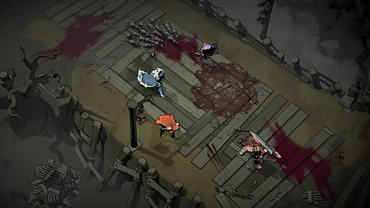 Обложка: скриншот игры Ravenswatch