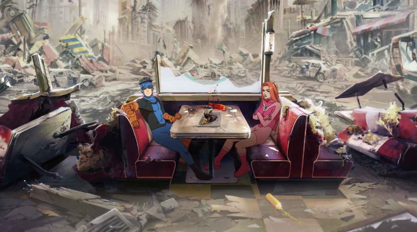 Обложка: кадр из тизера Invincible Season 4