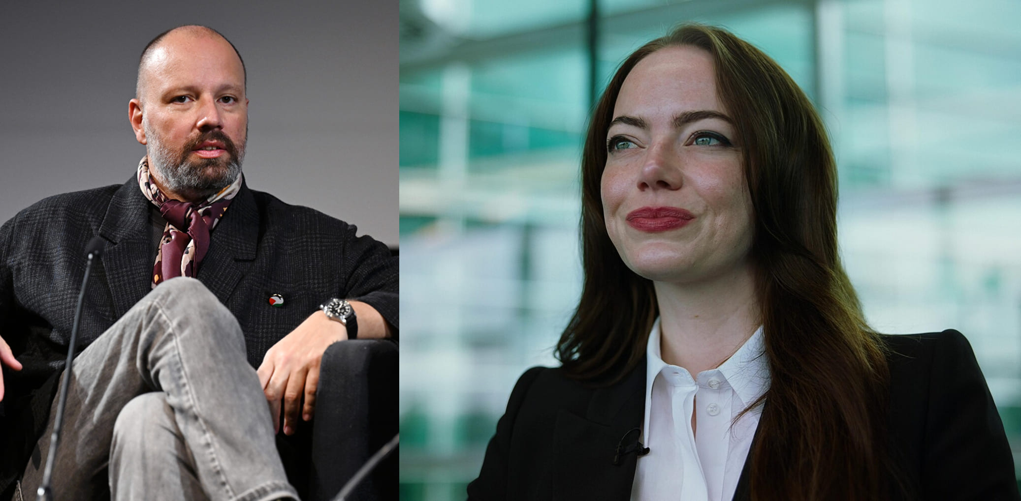 Обложка: Лантимос на BFI London Film Festival 2025, Getty Images / Кадр из фильма «Бугония»