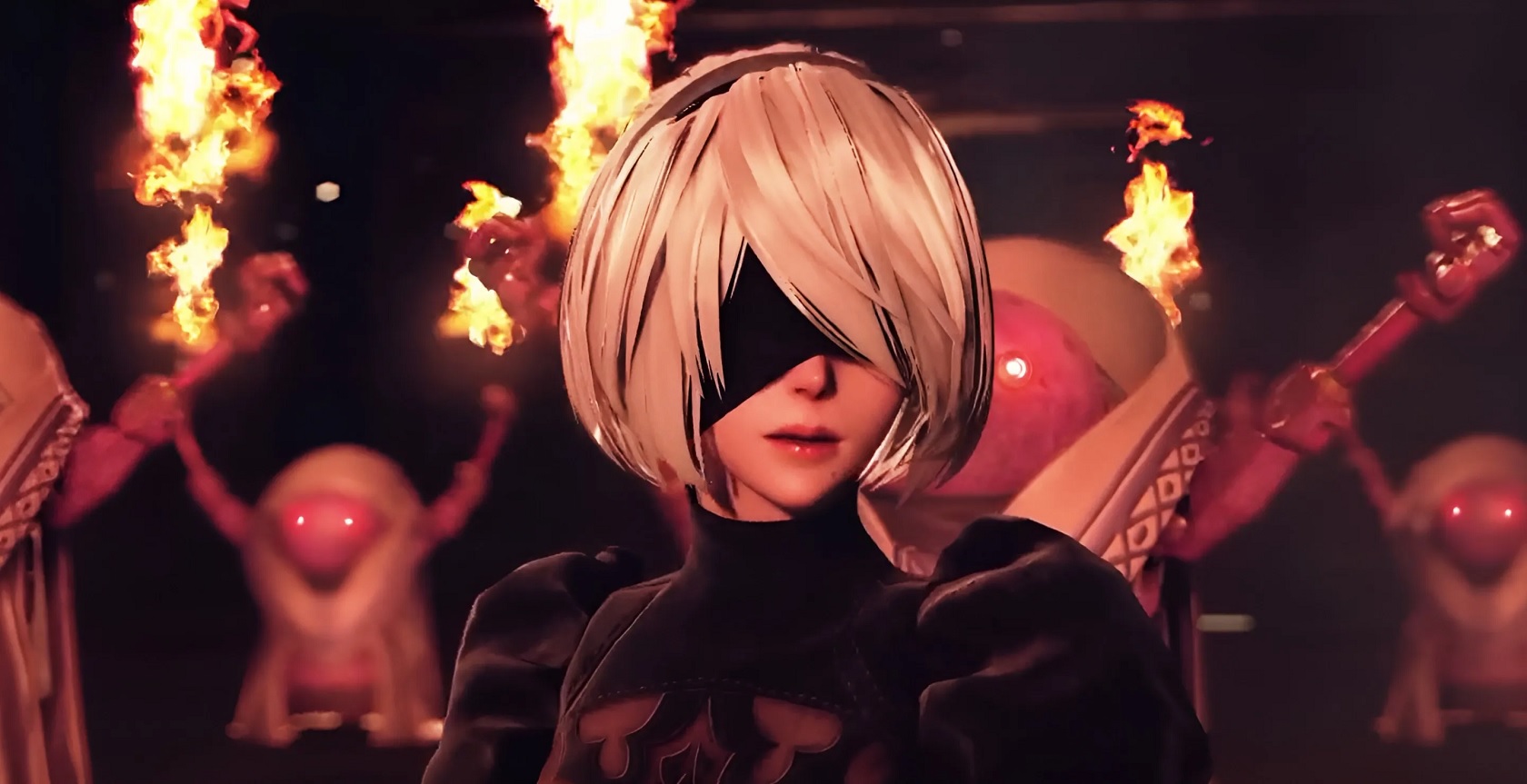 Обложка: скриншот из Nier: Automata