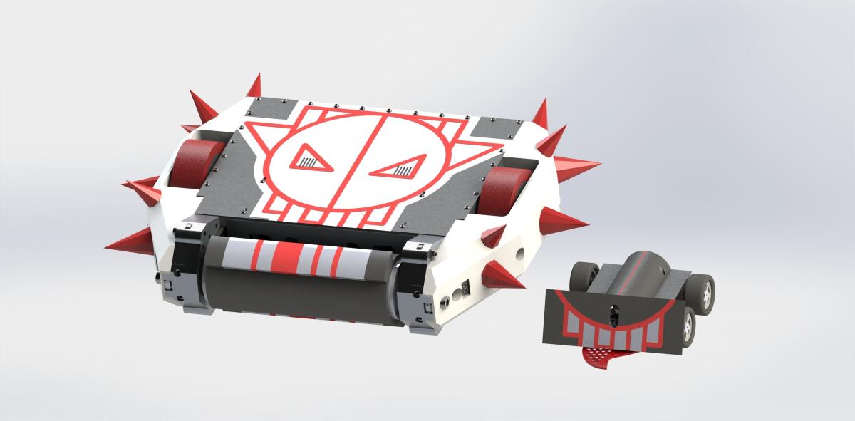 Обложка: дуэт «Дуболом седьмой» и робот-партнёр. Источник: команда «Урфин»