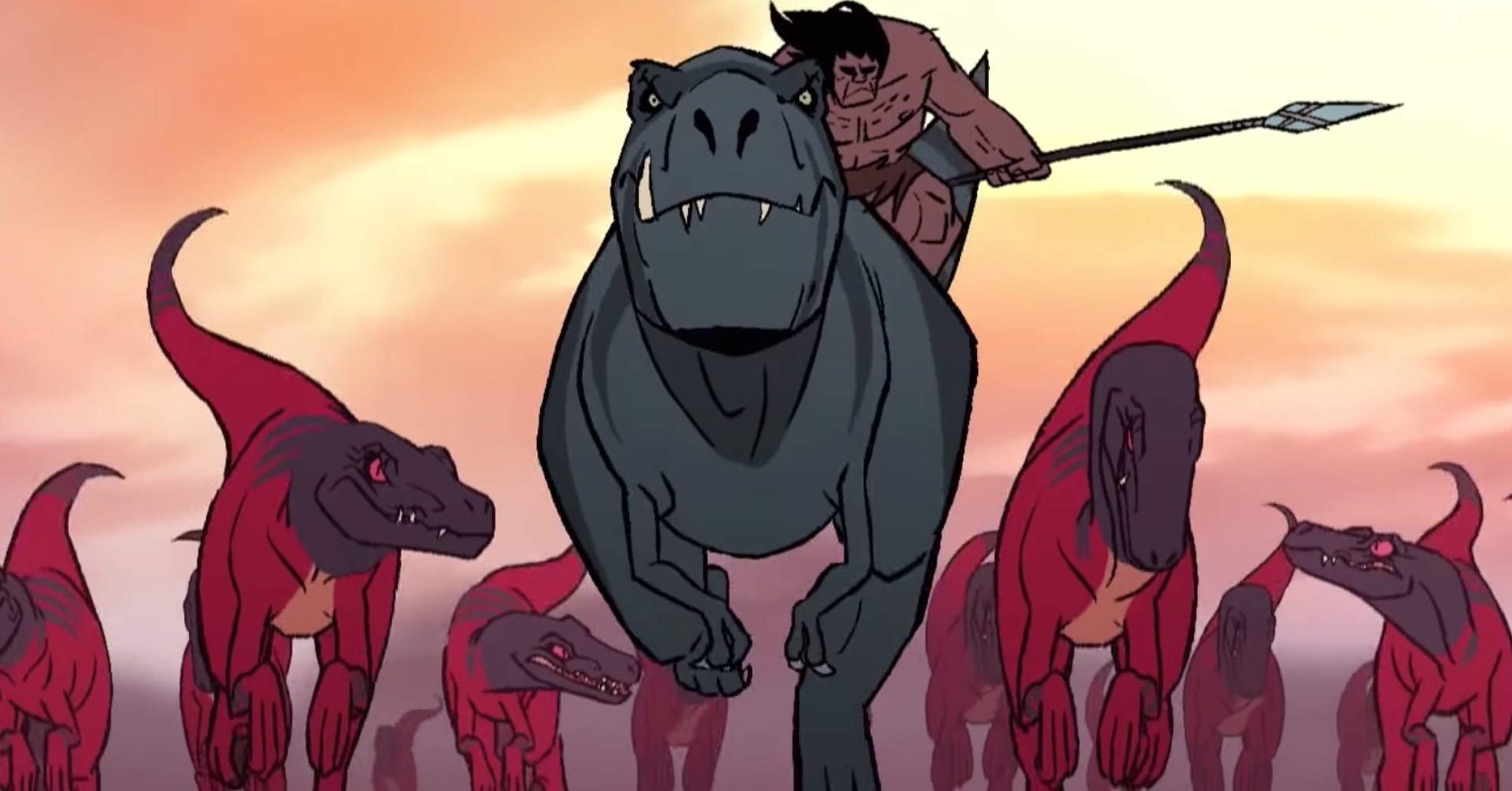 Обложка: кадр из сериала «Первобытный». Источник: Adult Swim